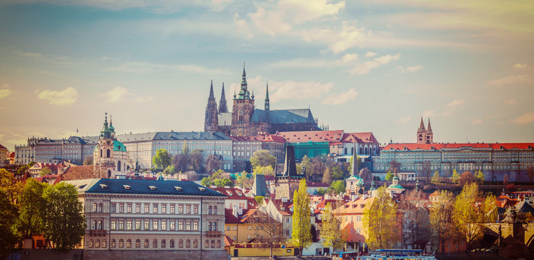 Jedním z nejfotografovanějších hradů Evropy je Pražský hrad