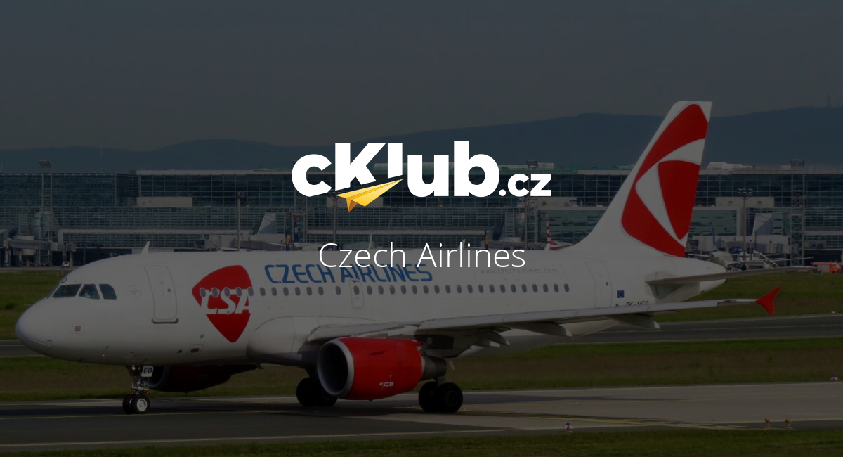 Czech Airlines - zavazadla (kufry), letenky, check in na letišti | cKlub.cz