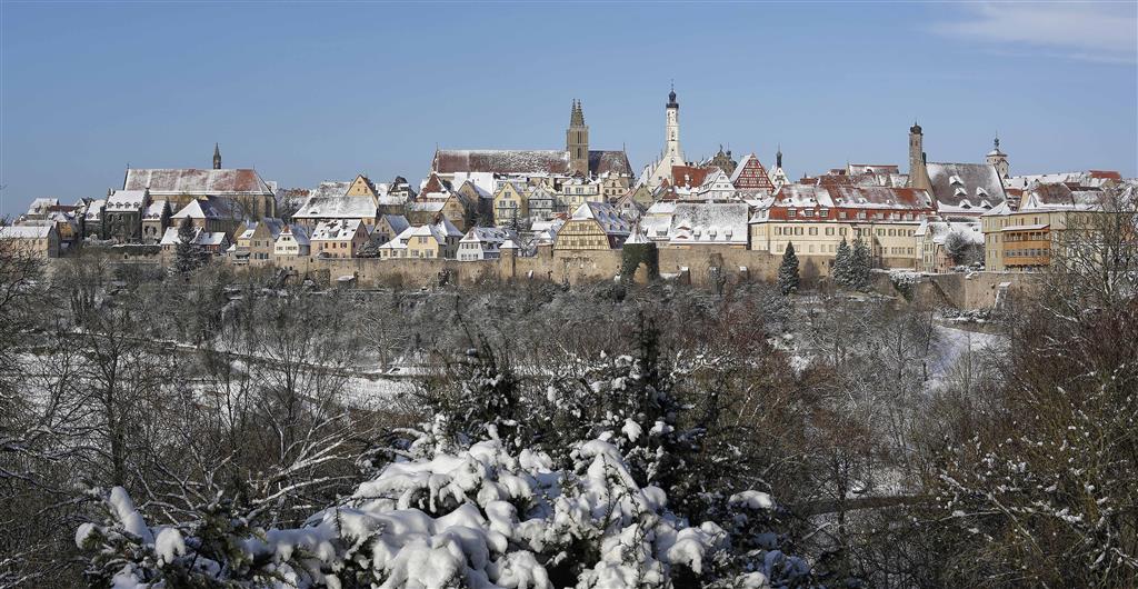 Advent v bavorském Rothenburgu