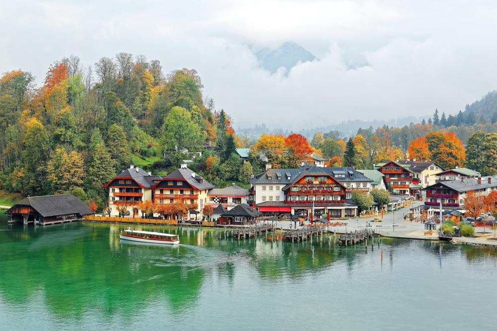 Orlí hnízdo a jezero Königssee
