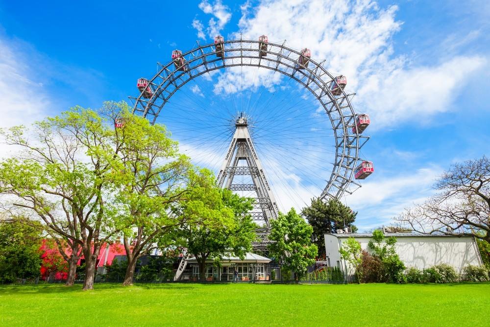 Prater ve Vídni a Dům moří