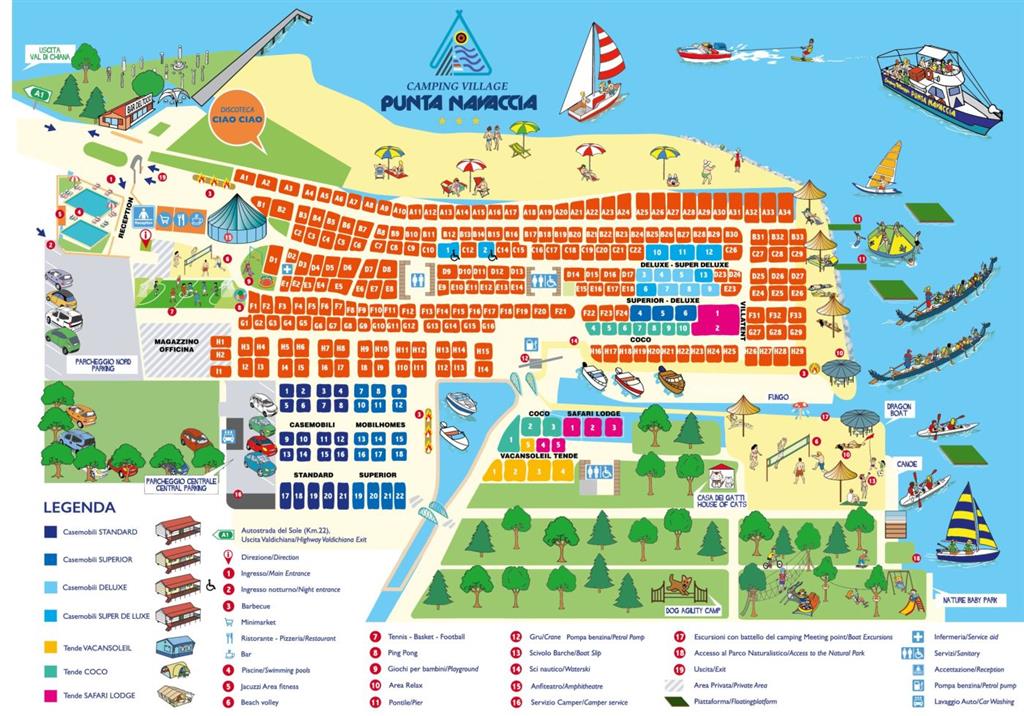 Camping Village Punta Navaccia (glamping stany)